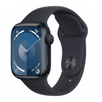 Apple Watch Series 9 GPS 45mm Midnight Aluminum Case w. Midnight Sport Band - S/M (MR993)