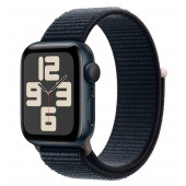 Apple Watch SE 2 GPS 40mm Midnight Aluminium Case with Midnight Sport Loop (MRE03)