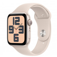 Apple Watch SE 2 GPS 44mm Starlight Aluminium Case with Starlight Sport Band M/L (MRE53)