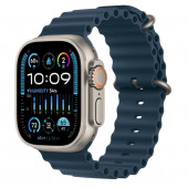 Watch Ultra 2 GPS + Cellular 49mm Titanium Case with Blue Ocean Band (MREG3)