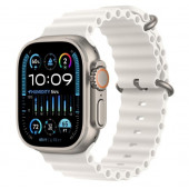Watch Ultra 2 GPS + Cellular 49mm Titanium Case with White Ocean Band (MREJ3)