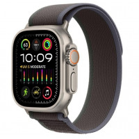 Watch Ultra 2 GPS + Cellular 49mm Titanium Case with Blue/Black Trail Loop - S/M (MRF53)