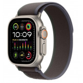 Watch Ultra 2 GPS + Cellular 49mm Titanium Case with Blue/Black Trail Loop - M/L (MRF63)