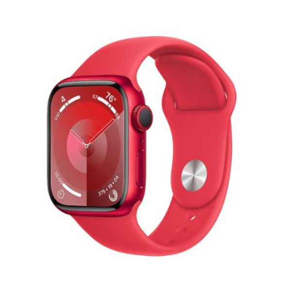 Apple Watch Series 9 GPS 41mm PRODUCT RED Alu. Case w. PRODUCT RED S. Band - M/L (MRXH3)