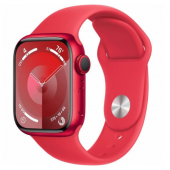 Apple Watch Series 9 GPS 45mm PRODUCT RED Alu. Case w. PRODUCT RED Sport Band - M/L (MRXK3)
