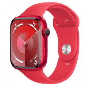 Apple Watch Series 9 GPS + Cellular 41mm PRODUCT RED Alu. Case w. PRODUCT RED Sport Band - S/M (MRY63)