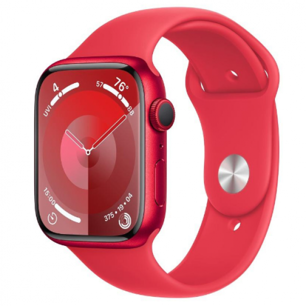 Apple Watch Series 9 GPS + Cellular 41mm PRODUCT RED Alu. Case w. PRODUCT RED Sport Band - S/M (MRY63)