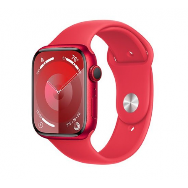 Apple Watch Series 9 GPS + Cellular 45mm PRODUCT RED Alu. Case w. PRODUCT RED S. Band - M/L (MRYG3)