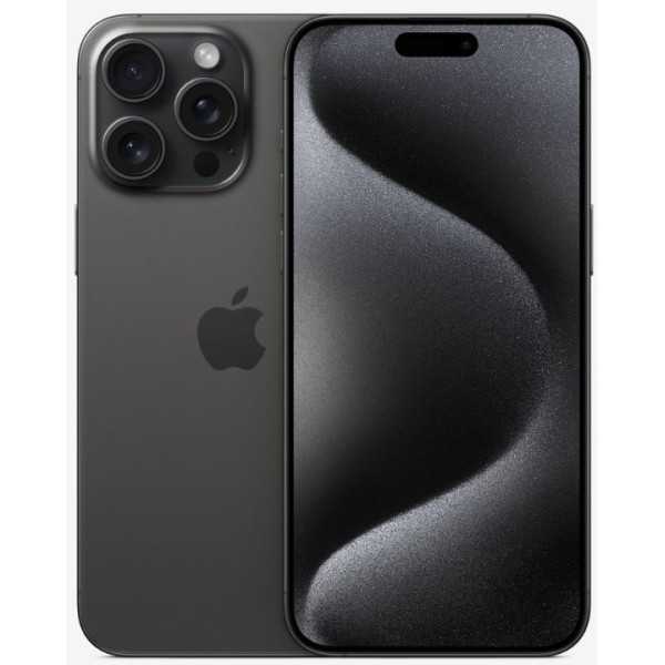 iPhone 15 Pro Max Black Titanium 256 GB eSIM (MU663) - фото iPhone 15 Pro Max Black Titanium 256 GB eSIM (MU663)