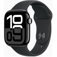 Apple Watch Series 10 GPS 42mm Jet Black Alu. Case w. Black Sport Band - M/L (MWWF3)