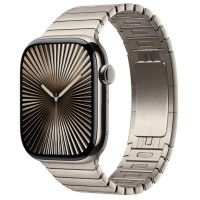 Apple Watch Series 10 GPS + Cellular 46mm Natural Titanium Case w. Natural Link Bracelet (MX163+MXMF3)