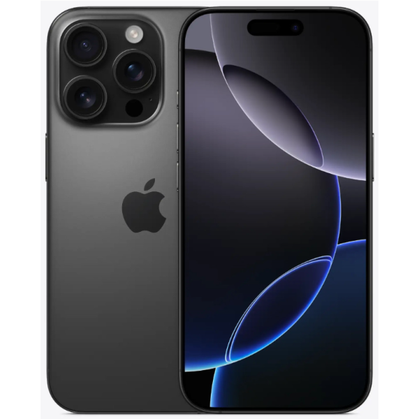 Apple iPhone 16 Pro 128GB eSIM Black Titanium (MYM93) (No Box) - фото Apple iPhone 16 Pro 128GB eSIM Black Titanium (MYM93) (No Box)