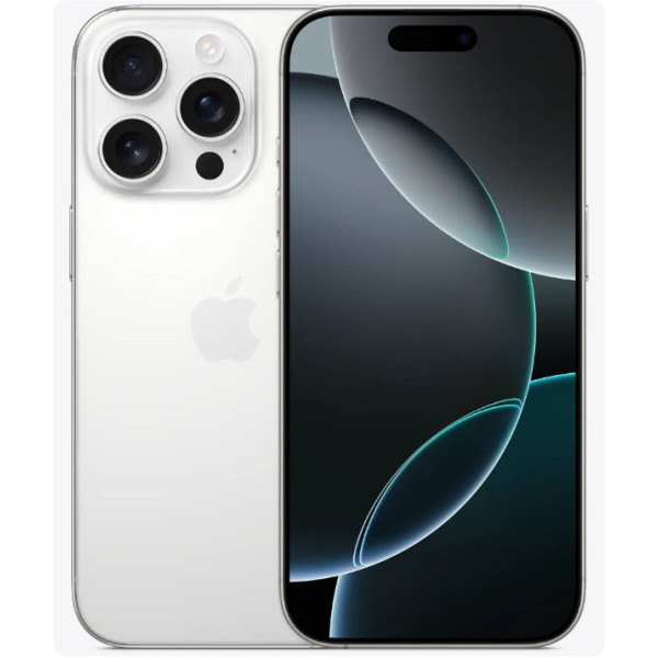Apple iPhone 16 Pro 256GB eSIM White Titanium (MYMH3) (Open Box) - фото Apple iPhone 16 Pro 256GB eSIM White Titanium (MYMH3) (Open Box)