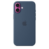 Чехол iPhone 16 Apple Silicone Case with MagSafe (Denim)