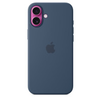Чехол iPhone 16 Apple Silicone Case with MagSafe (Denim)
