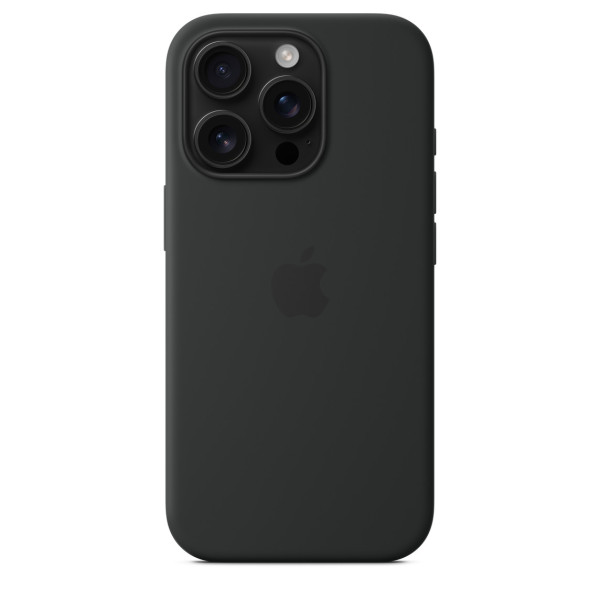 Чехол iPhone 16 Pro Apple Silicone Case with MagSafe (Black)
