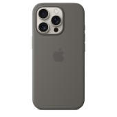 Чехол iPhone 16 Pro Apple Silicone Case with MagSafe (Stone grey)