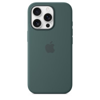 Чехол iPhone 16 Pro Apple Silicone Case with MagSafe (Lake Green)