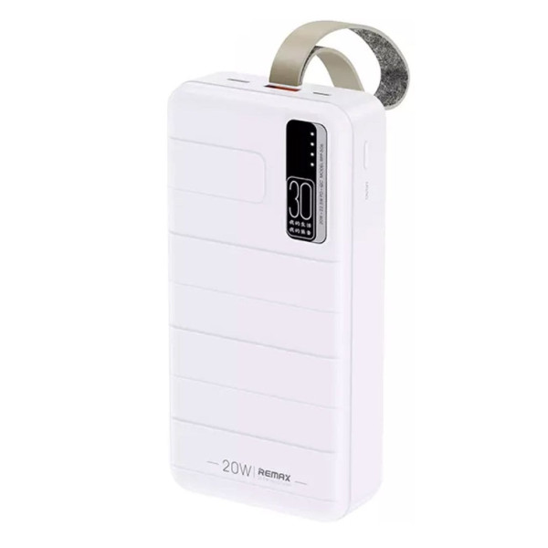 Remax RPP-506 30000mAh PD20W+QC22.5W Fast Charging (white) - фото Remax RPP-506 30000mAh PD20W+QC22.5W Fast Charging (white)