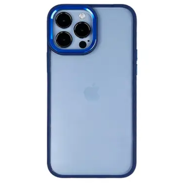 Чехол iPhone 13 Crystal Case Series (Dark Blue) - фото Чехол iPhone 13 Crystal Case Series (Dark Blue)