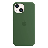 Чехол Накладка для iPhone 13 mini Apple Silicone Case with MagSafe (Clover)