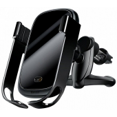 Авто Держатель Baseus Wireless Charger Rock Solid Electric Car Mount Charger Kit (Black)