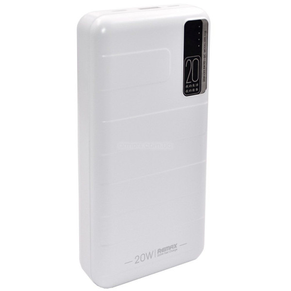 Remax RPP-316 20000mAh PD20W+QC22.5W Fast Charging (white) - фото Remax RPP-316 20000mAh PD20W+QC22.5W Fast Charging (white)