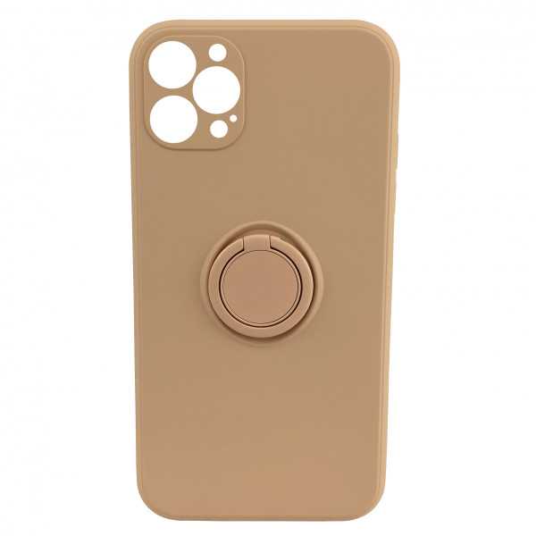 Чехол iPhone 12 Pro Max Silicone Case with Ring Holder (grapefruit) - фото Чехол iPhone 12 Pro Max Silicone Case with Ring Holder (grapefruit)