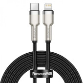 Кабель Baseus Cafule Metal Type-C to Lightning PD 20W 1m (Black)