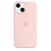 Чехол Накладка для iPhone 13 mini Apple Silicone Case with MagSafe (Chalk Pink)