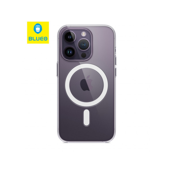 Чехол iPhone 14 Pro Max Blueo Crystal Drop PRO Resistance Phone Case with MagSafe (Transparent)