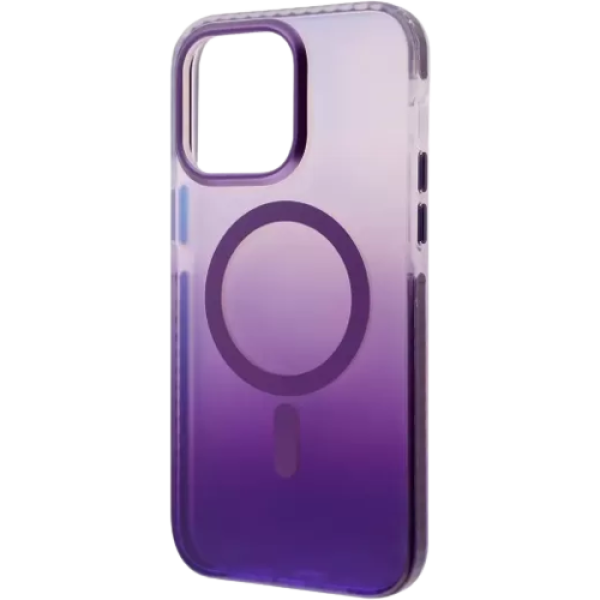 Чехол для iPhone 15 Pro Shield Gradient with MagSafe (Purple) - фото Чехол для iPhone 15 Pro Shield Gradient with MagSafe (Purple)