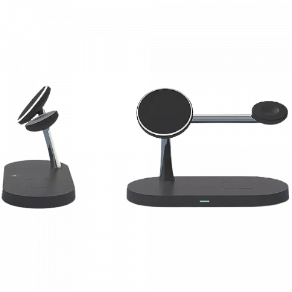 Беспроводное зарядное устройство Amaztec 3-in-1 Magnetic Wireless Charger (black)