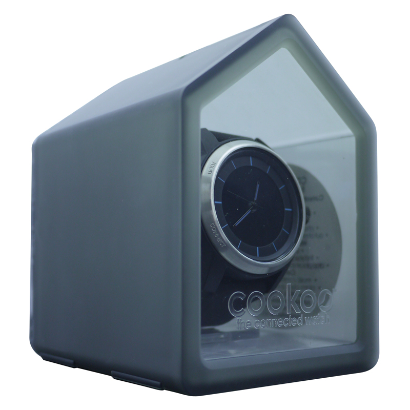 COOKOO Watch SilverOnBlack (CKW-SK002-01) фото 2