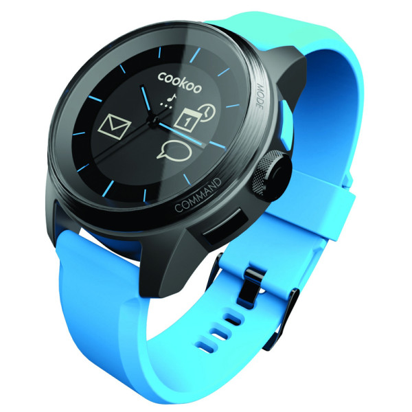 COOKOO Watch BlackOnBlue (CKW-KB002-01)