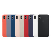 Чехол Накладка для iPhone X Apple Silicon Case (Blue Cobalt) (Полиулетан)