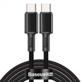 Кабель Baseus High Density Braided Type-C/Type-C 100W (CATGD-A01) Black 2m