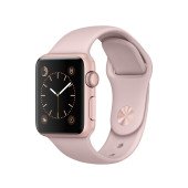 Apple Watch Series 2 42mm Rose Gold Aluminum Case with Pink Sand Sport Band (MQ142) (Уцінка)