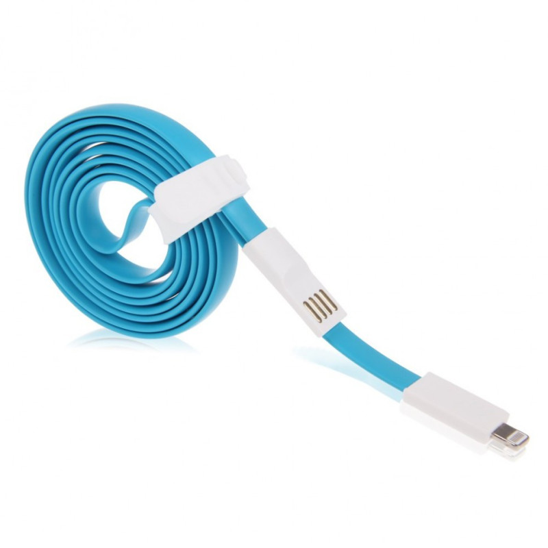 Кабель синхронизации Lightning 8 pin AUZER ACL1 Blue фото 2 Кабель синхронизации Lightning 8 pin AUZER ACL1 Blue фото 2