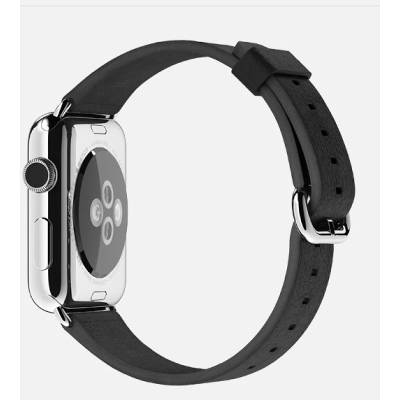 Apple Watch 38mm Stainless Steel Case with Black Classic Buckle (MJ312) фото 2 Apple Watch 38mm Stainless Steel Case with Black Classic Buckle (MJ312) фото 2