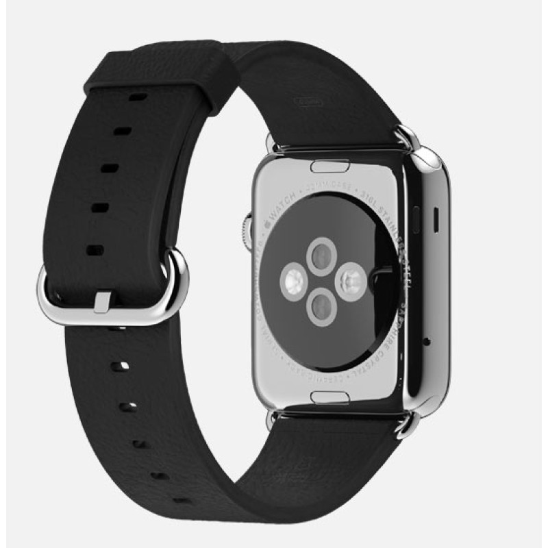 Apple Watch 38mm Stainless Steel Case with Black Classic Buckle (MJ312) фото 2 Apple Watch 38mm Stainless Steel Case with Black Classic Buckle (MJ312) фото 2