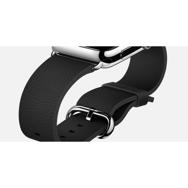 Apple Watch 38mm Stainless Steel Case with Black Classic Buckle (MJ312) фото 2 Apple Watch 38mm Stainless Steel Case with Black Classic Buckle (MJ312) фото 2