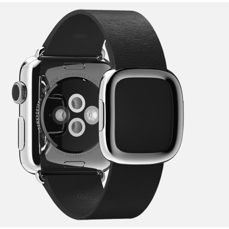 Apple Watch 42mm Stainless Steel Case with Black Classic Buckle (MJ3X2) фото 2 Apple Watch 42mm Stainless Steel Case with Black Classic Buckle (MJ3X2) фото 2