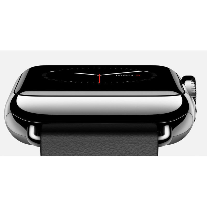 Apple Watch 42mm Stainless Steel Case with Black Classic Buckle (MJ3X2) фото 2 Apple Watch 42mm Stainless Steel Case with Black Classic Buckle (MJ3X2) фото 2
