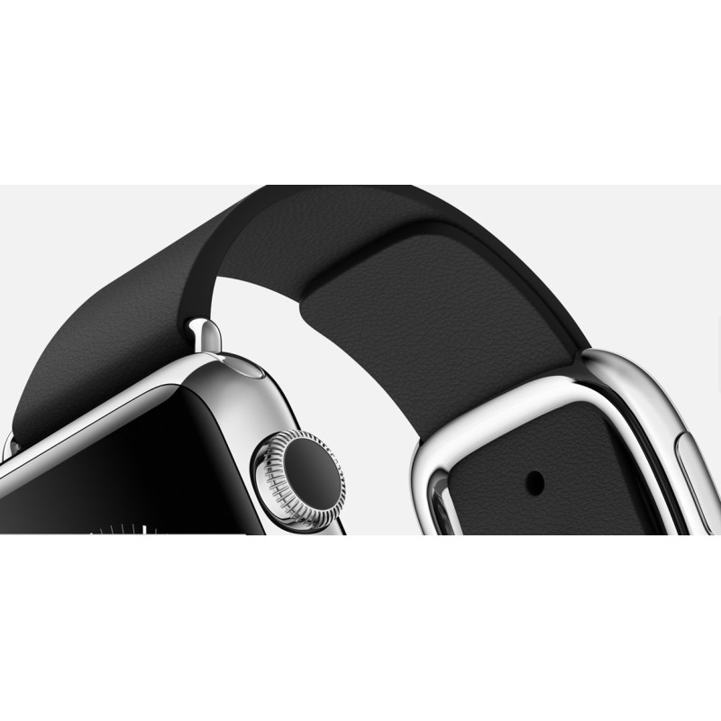 Apple Watch 42mm Stainless Steel Case with Black Classic Buckle (MJ3X2) фото 2 Apple Watch 42mm Stainless Steel Case with Black Classic Buckle (MJ3X2) фото 2