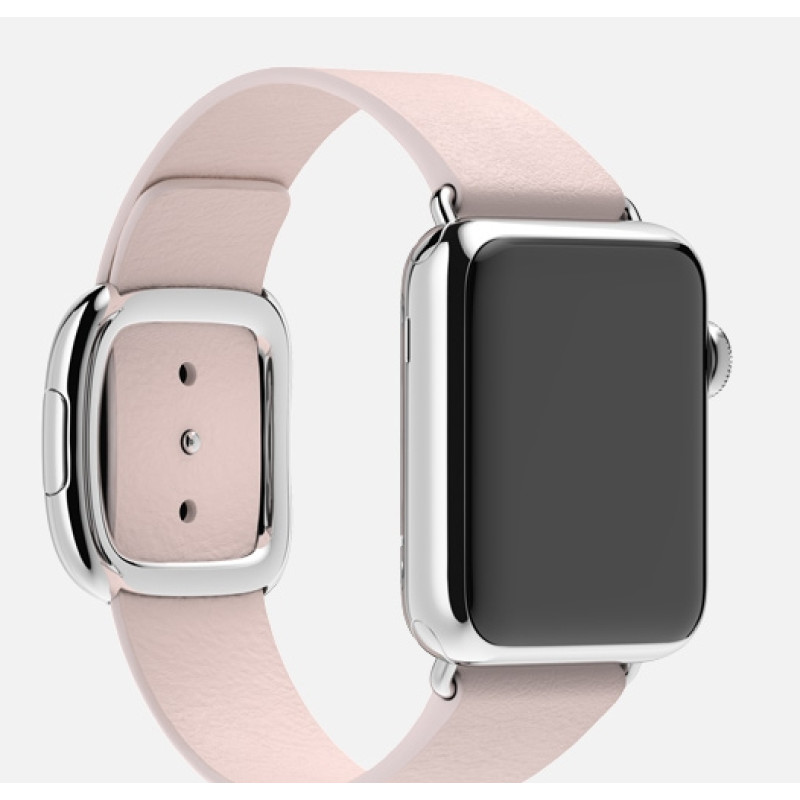 Apple Watch 38mm Stainless Steel Case with Soft Pink Modern Buckle (MJ362) фото 2 Apple Watch 38mm Stainless Steel Case with Soft Pink Modern Buckle (MJ362) фото 2