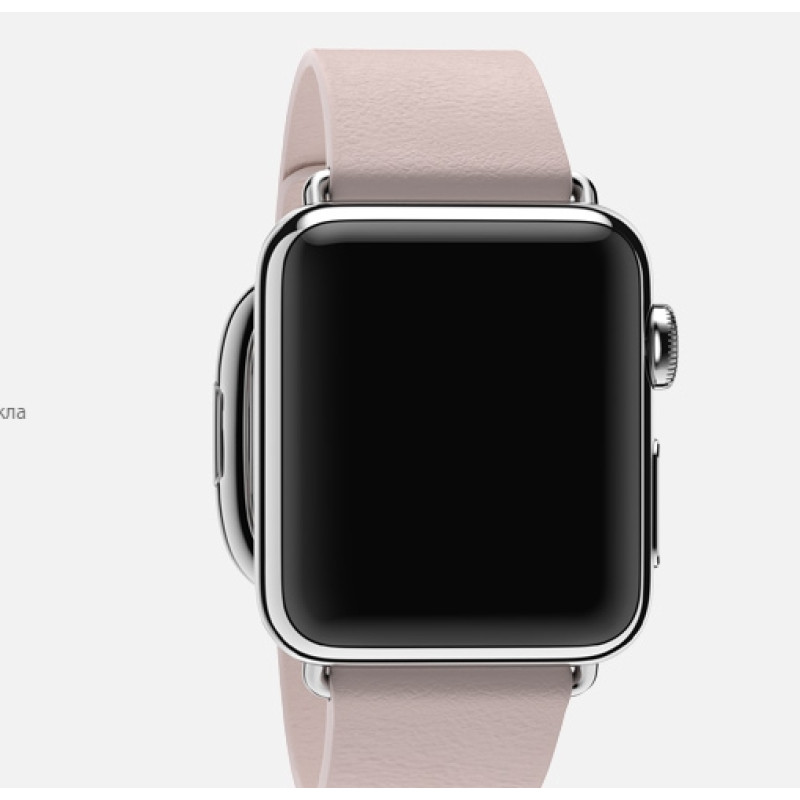Apple Watch 38mm Stainless Steel Case with Soft Pink Modern Buckle (MJ362) фото 2 Apple Watch 38mm Stainless Steel Case with Soft Pink Modern Buckle (MJ362) фото 2