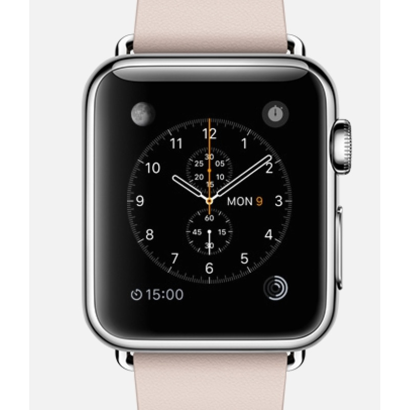 Apple Watch 38mm Stainless Steel Case with Soft Pink Modern Buckle (MJ362) фото 2 Apple Watch 38mm Stainless Steel Case with Soft Pink Modern Buckle (MJ362) фото 2