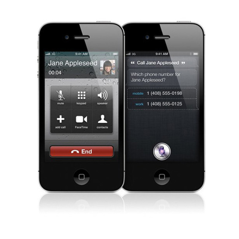 Apple iPhone 4S 8GB (Black) (Refurbished) фото 2