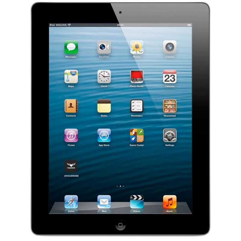 Apple iPad 4 Wi-Fi 16 GB Black (MD510) фото 2